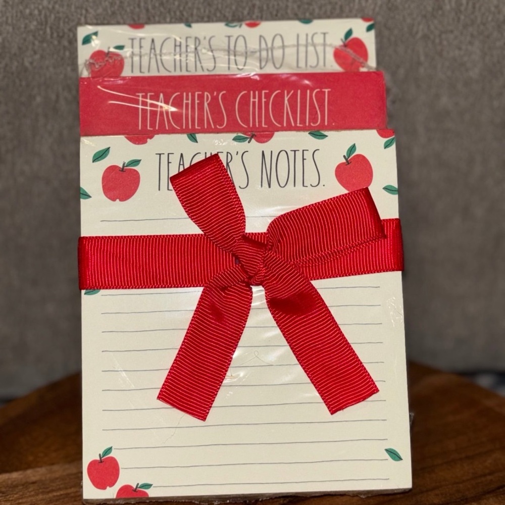 Rae Dunn Teacher To Do List Notepad pack of 3